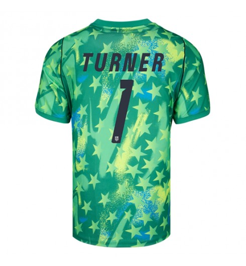 Spojené státy Matt Turner #1 Brankářské Domácí Dres MS 2026 Krátký Rukáv Spojené státy Matt Turner #1 Brankářské Domácí Dres MS 2026 Krátký Rukáv